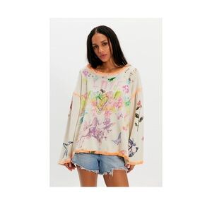 Magnolia Pearl Painting Clouds Hermosa Sweatshirt